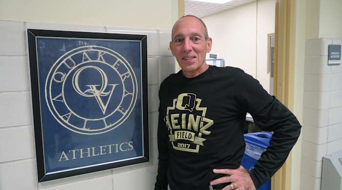 Quaker Valley coach Jerry Veshio.